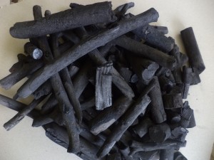 soft wood charcoal average size